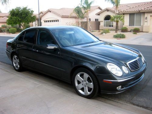 2004 mercedes-benz e500 base sedan 4-door 5.0l navi orthopedic