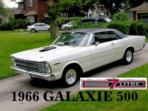 1966 ford galaxie 500 rare 7-litre hardtop modified street machine pro hot rod
