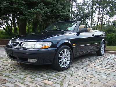 1999 saab 9-3 93 convertible maintained 5 speed manual new top no reserve !