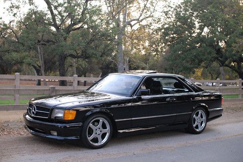 1991 mercedes benz 560 sec amg wheels, one owner, documented miles
