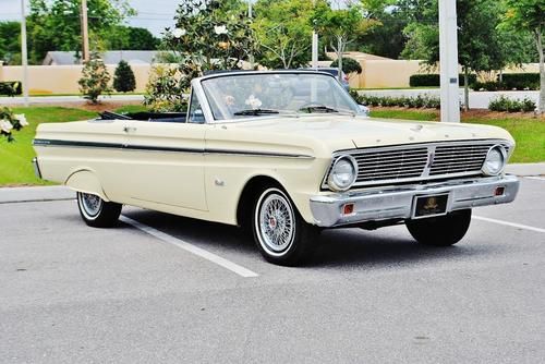 Simply beautiful1965 ford falcon convertible 6 cly auto p.s great driver sweet