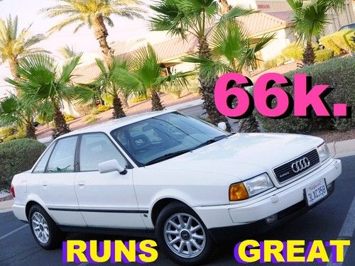 1995 audi 90 sport 1 owner only 66k. miles cold a/c runs great no reserve