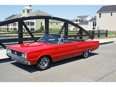 1967 dodge coronet 440 convertible restored 340 v8 engine upgrade p/s and p/top