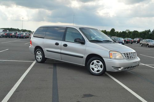 2004 silver ford freestar s minivan seats 7 ice cold a/c clean title &amp; low miles