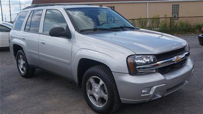 2008 chevy trailblazer lt 4wd 4x4 dual air roof rack tow pkg low % financing!