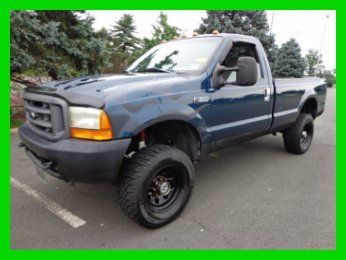 1999 ford f-350 4x4 v-8 5 speed big mud tires perfect plow truck no reserve