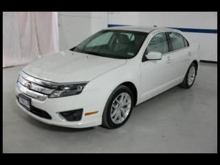 12 fusion sel, v6, auto, leather, pwr equip, alloys, cruise, clean 1 owner!