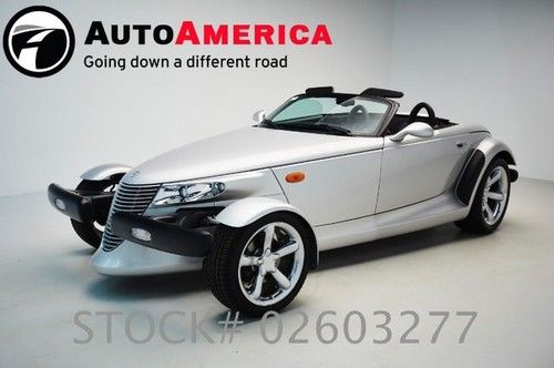 12k low miles 2000 prowler silver with black leather 1 one owner rare