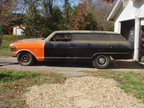 Custom chopped shaved 1965 chevy nova wagon 2dr sedan delivery project car