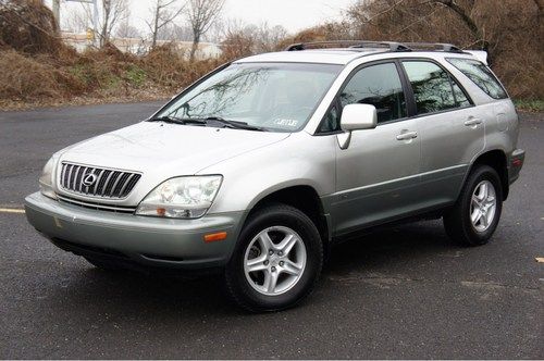 2001 lexus rx300 awd  4-door 3.0l suv with low 97k miles/loaded/pa inspected!!!