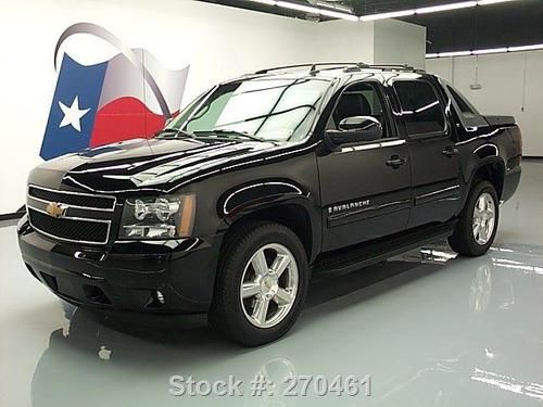 2007 chevy avalanche lt htd leather roof rack 20's 59k texas direct auto