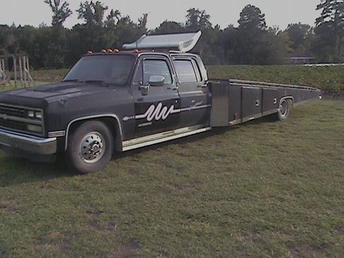 Purchase Used 1990 Chevrolet Silverado 3500 Car Hauler 454 Engine