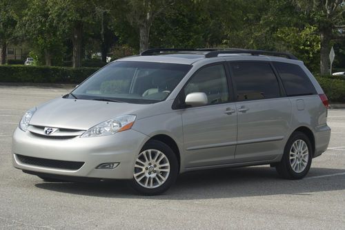 2008 toyota sienna xle fully loaded 1-owner leather dvd res sunroof minivan lqqk