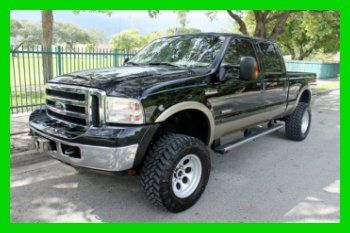 2006 no reserve ford f-250 lariat lifted clean title florida truck loaded