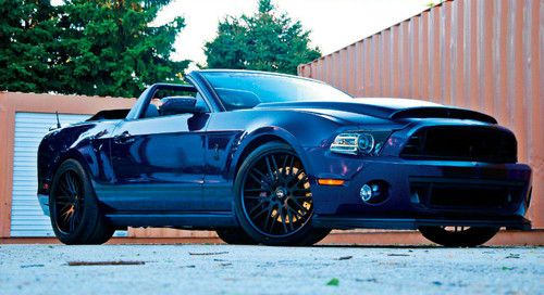 One of a kind!! 2013 shelby convertible. currently in 5.0 mustang magazine!