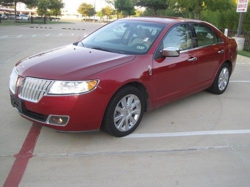 2010 lincoln mkz  3.5l v6 auto leather roof navi backup camera 1 owner