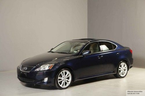 2006 lexus is250 sunroof xenons heated cooled seats leather wood paddle shifters