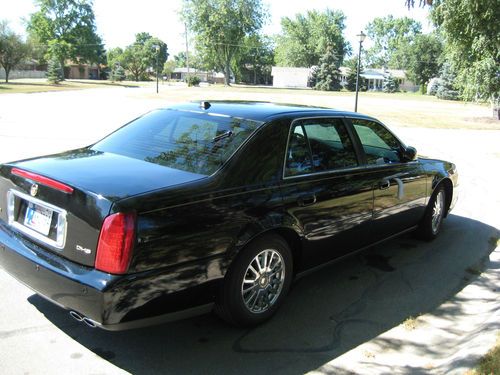 2004 cadillac deville dhs 4 door sedan black 90k northstar v8 1 owner clean