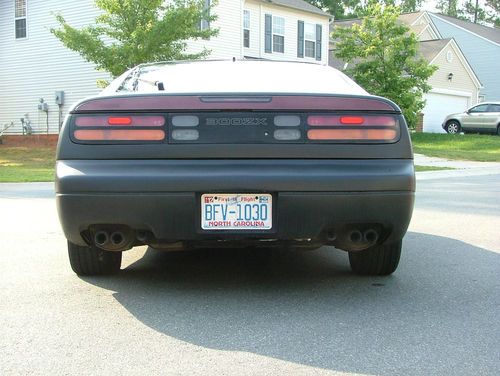 Flat black nissan 300zx #5