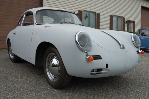 1962 porsche 356 b coupe project chrome done, 90% of metal work done