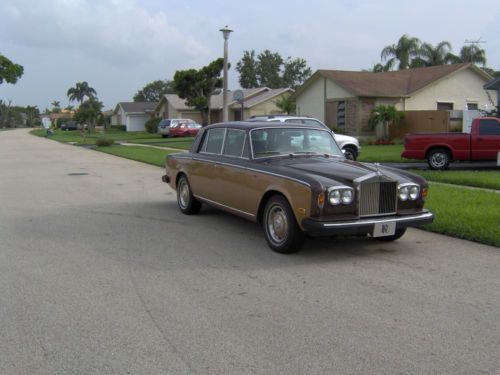 1980 rolls royce silver shadow ii - 81,000 miles - gold nardi steering wheel!!