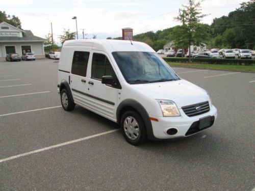 2010 ford transit connect xlt cargo van bins cage 42k 1owner clean car fax warr