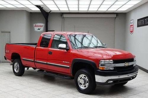 2002 chevy 2500hd 4x4 extended cab long bed heated leather texas truck