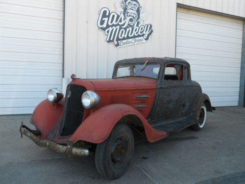 1934 plymouth rumble seat coupe rare unmolested offered by gas monkey garage