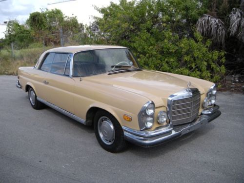 1971 mercedes benz 280se 3.5 automatic with sunroof db906
