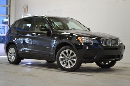 Great lease/buy! 14 bmw x3 28i premium no reserve nav cold weather bluetooth