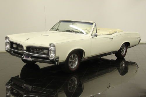 1967 pontiac gto ho convertible numbers matching 400ci 360 hp v8 4 speed