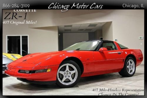 1995 chevrolet corvette zr1 5.7l v8 only 407 original miles! collector quality!