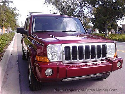 2006 jeep comander limited 4x4 leather navigation low miles automatic