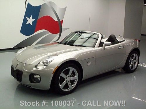 2008 pontiac solstice gxp roadster 5-speed leather 46k texas direct auto