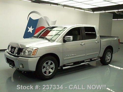 2007 nissan titan se crew cab 5.6l v8 side steps 85k mi texas direct auto