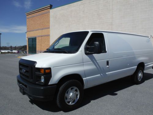 2009 ford e350 supervan diesel lease turn in 1 owner fleet maintained