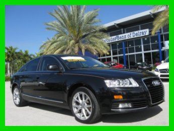 09 black pearl a-6 3.0t awd supercharged *heated leather seats *mmi cd changer
