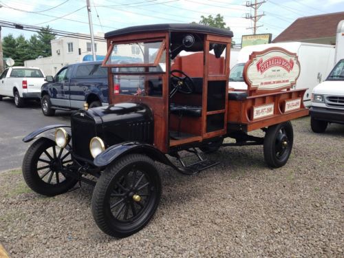 1922 ford model t tt truck - beautiful pickup black &amp; wood runs great