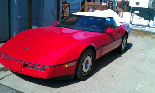 1987 chevrolet corvette base convertible 2-door 5.7l