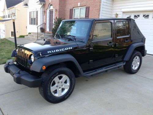 2007 jeep wrangler unlimited rubicon sport utility 4-door 3.8l