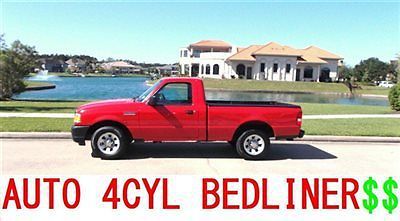 2010 ford ranger 2wd xl automatic cloth interior bedliner tow hitch new tires