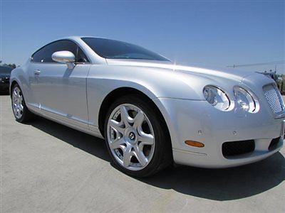 06 bentley continental gt coupe silver black 30k miles new tires just serviced