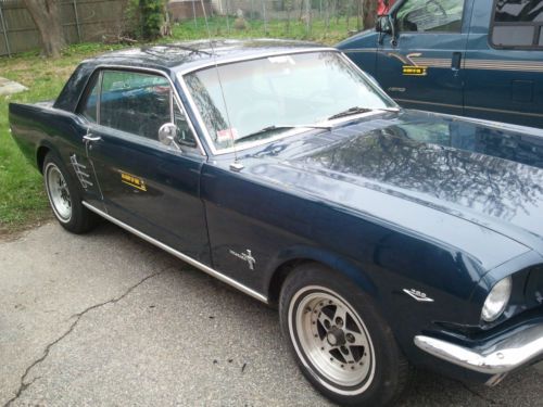 Purchase Used 1966 Ford Mustang 289 V8 Auto Coupe Blue Black