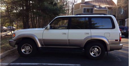1996 lexus lx450 pearl white, 190k private owner, moving sale