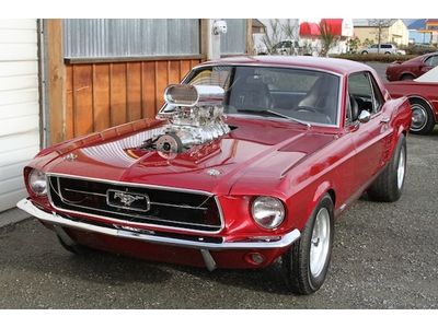 1967 mustang coupe super-charged 427!
