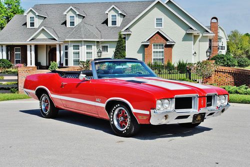 Absolutly spectacular 1971 oldsmobile 442 convertible restored a/c,ps no reserve
