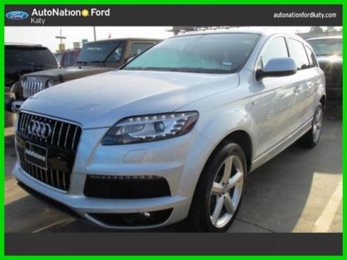 2011 audi q7 quattro 3.0t supercharged, nav, pano roof, bose, 1-owner, 55751 mi.