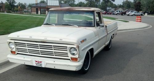 1969 f100 short bed, shop truck, lowered , rat rod, gas monkey, patina,barn find