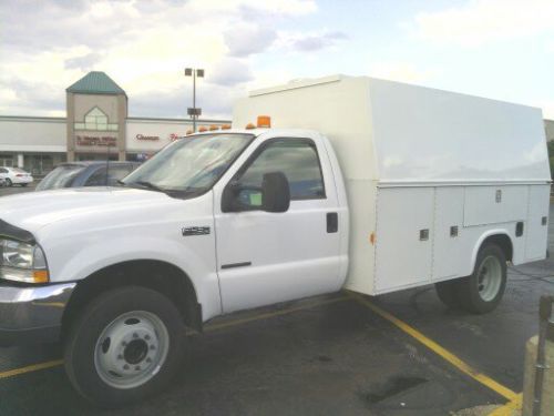 2003 f450 7.3 diesel dually service box truck