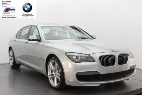 2012 bmw 7 series 750li  m-sport rwd  certified 4-wheel disc brakes 6-speed a/t